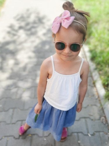 Dziewczęca opaska z kokardą